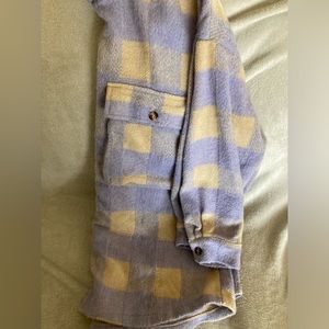 Pretty Little Thing - Plaid Fleece Shacket - Womens 12